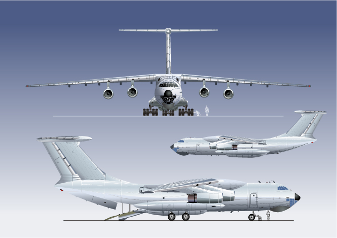 free vector Passenger aircraft vector material